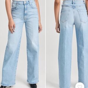 Mother Denim The Maven Sneak Wide Leg Jeans